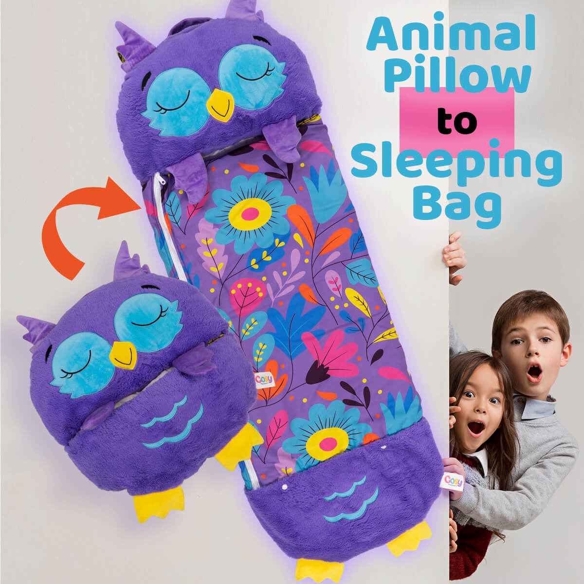 Purple Owl Cosy Napper ™